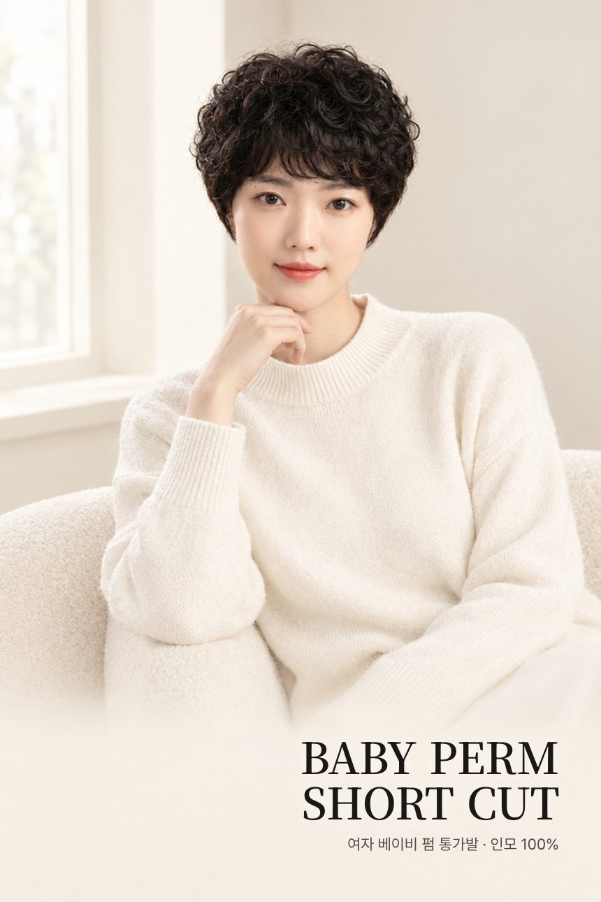 여자 베이비 펌 1 통가발 대표 이미지